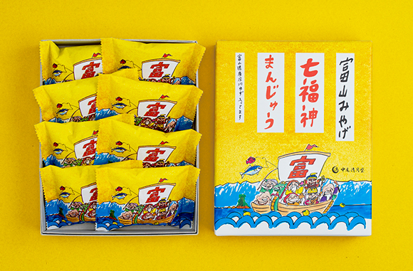 七福神まんじゅう - 和菓子のパッケージデザイン